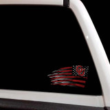 Oklahoma Sooners Distressed Flag Decal Set