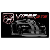 Dodge Viper GTS Snake Car Banner