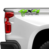 4x4 Chevy Silverado Monster Claw Truck Decal Set