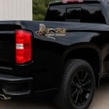 Chevy Silverado 4x4 Pheasant Hunting Truck Decal Set