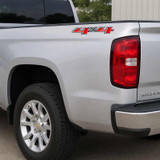 2014-2018 Chevy Silverado Red 4x4 Truck Decals