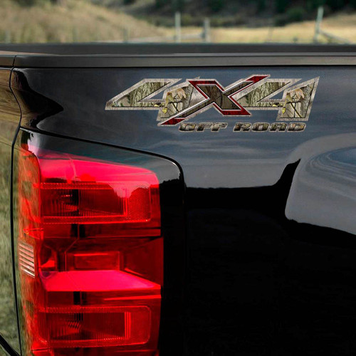 4x4 Twisted Timber Camouflage Shadow X Truck Decals