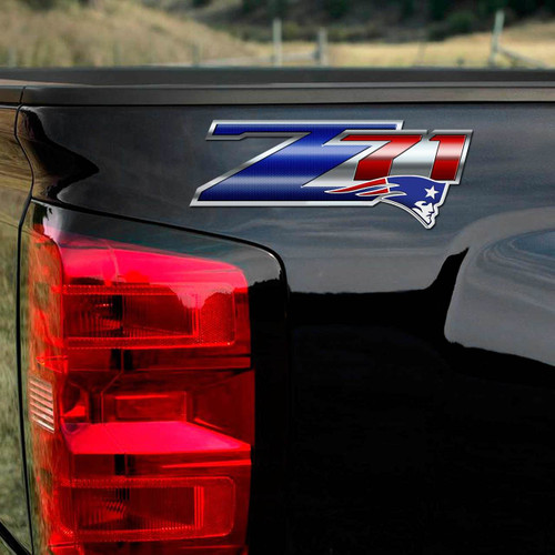 Z71 New England Patiots Football Truck Decals Z71 New England Patiots Football Truck Decals