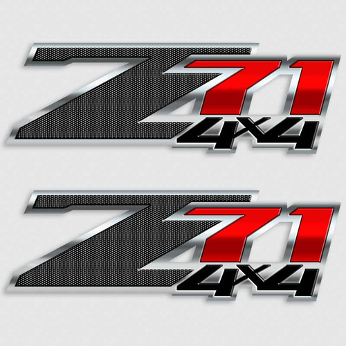 Z71 Carbon Fiber Edition 4x4 Decal Set