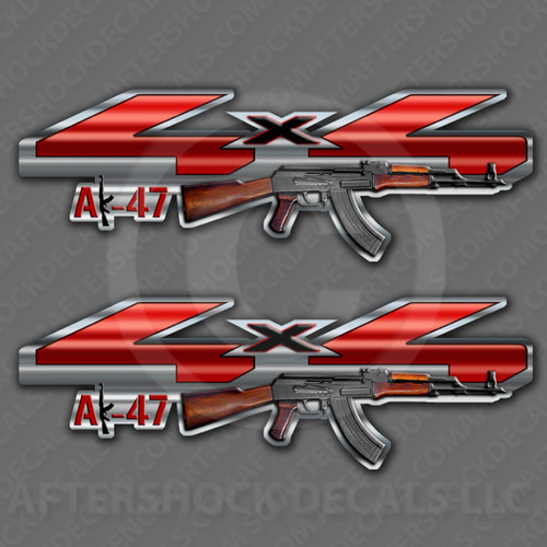 4x4 AK-47 Decals