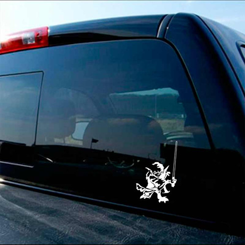 Yoda Lightsaber Star Wars Vinyl Decal