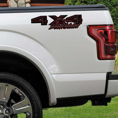 4x4 Black Widow Ford 17 Spider Truck Decal Set