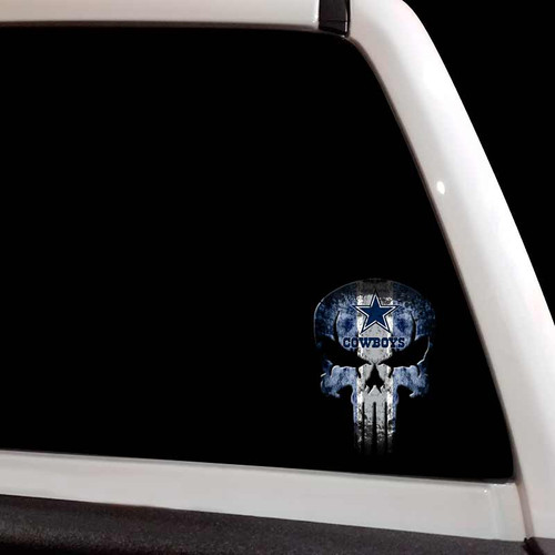 Cowboys Punisher Skull Dallas Football Decal Cowboys Punisher Skull Dallas Football Decal