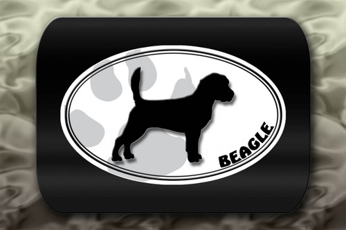 Beagle Dog Paw Oval