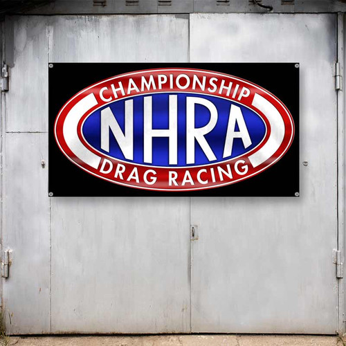 NHRA Drag Racing Display Banner