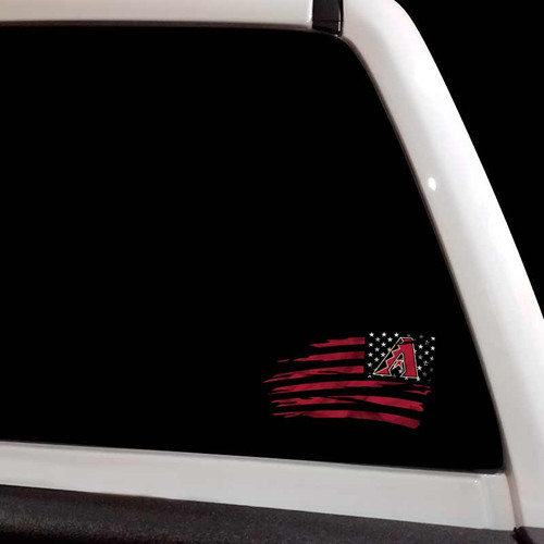 Arizona Diamondbacks Sticker Tattered Flag Baseball Decal Set