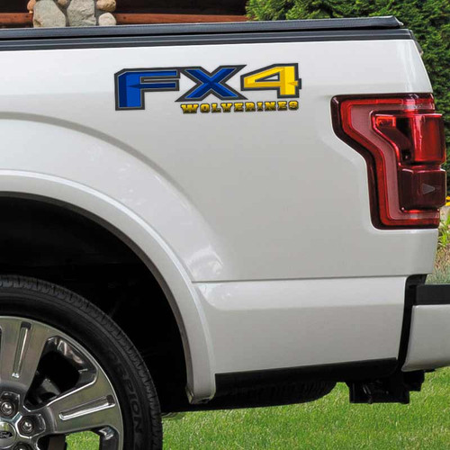 FX4 Michigan Wolverines Truck Decal Set
