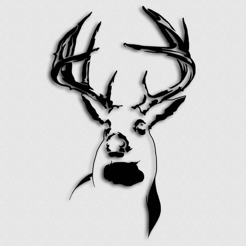 Whitetail Ranch Buck Deer Decal