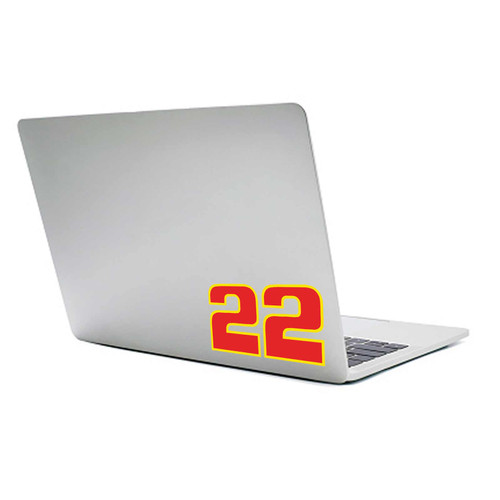 22 Racing Number Logano Decal 22 Racing Number Logano Decal