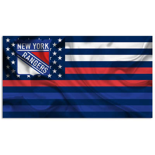 New York Rangers Hockey Decal Flag Sticker