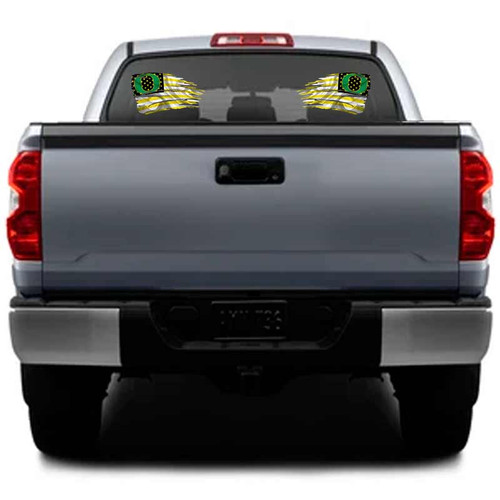 Oregon Ducks Distressed Flag Decal Set