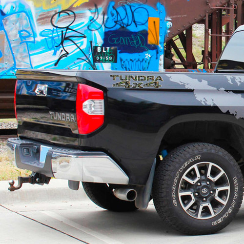 Toyota Tundra Camouflage 4x4 Decal Set