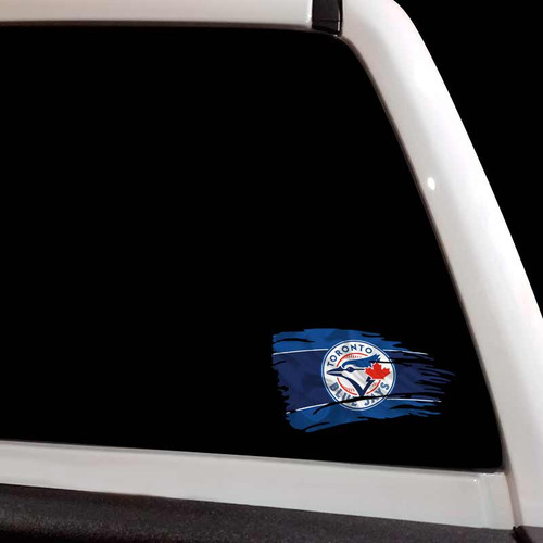 Toronto Blue Jays Baseball Distressed Flag Decal Set