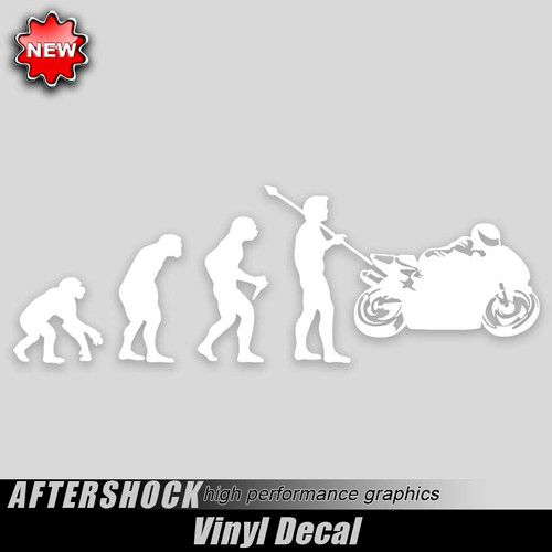 Motorcycle Evolution Sticker