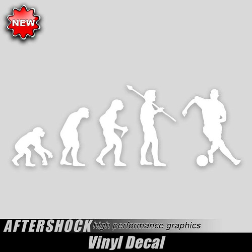 Soccer Evolution Sticker