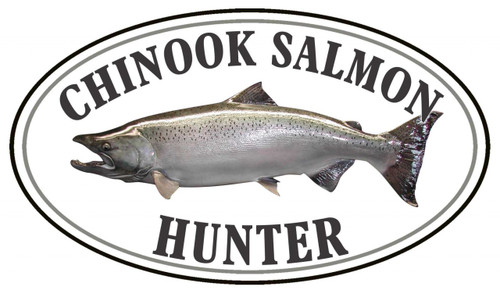 Chinook Salmon Fish Hunter Sticker