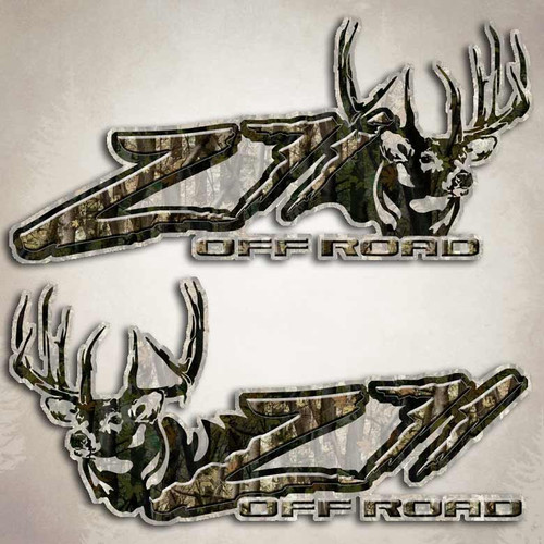 Z71 Camouflage Deer Off Road Decals