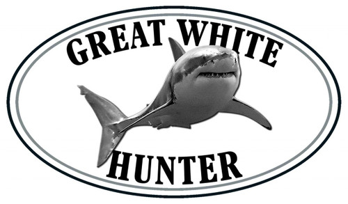 Great White Shark Hunter Decal