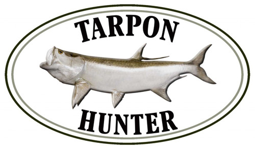 Tarpon Hunter Fish Decal