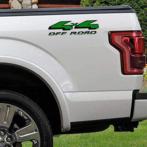 4x4 Carbon Green Decals 4x4 Carbon Green Decals