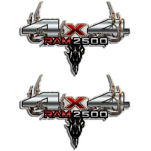 Ram 2500 4x4 Camo Skull Truck Decals