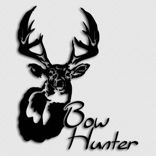 Bow Hunter Whitetail Deer Decal