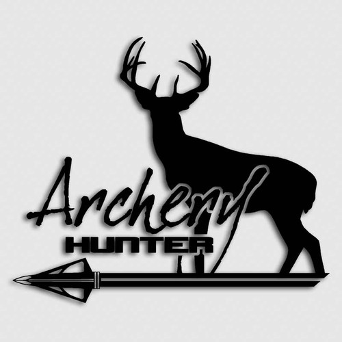 Archery Hunter Whitetail Deer Sticker