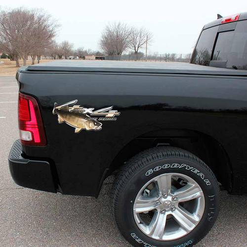 4x4 Walleye Dive Truck Decals 4x4 Walleye Dive Truck Decals