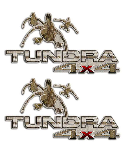 Camouflage Tundra 4x4 Duck Hunting Sticker Set