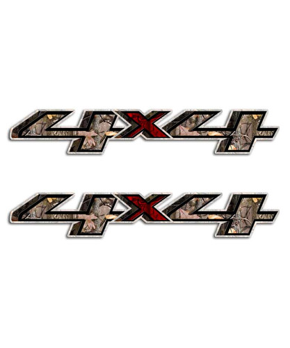 Silverado Camo 4x4 Stickers