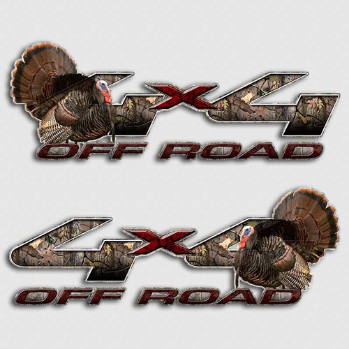 F-250 Turkey 4x4 Hunting Decals