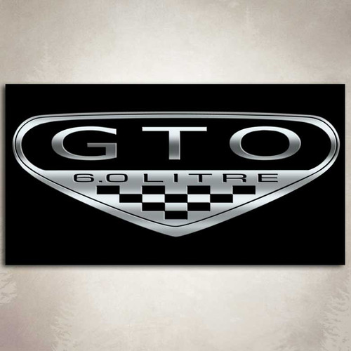 Pontiac GTO 6.0 Litre Car Banner