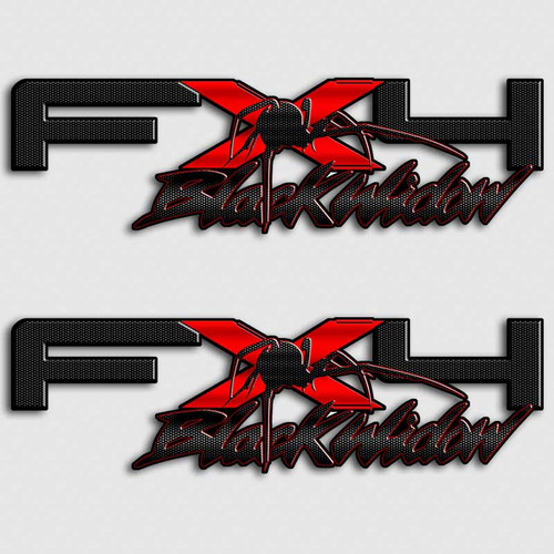 FX4 Black Widow Truck Spider Decal Set