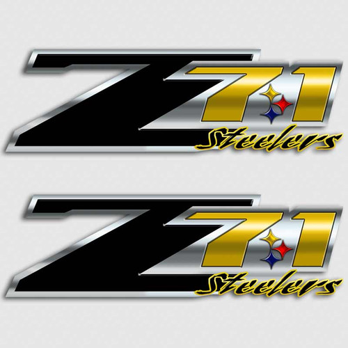 Z71 Steelers Football Truck Decals