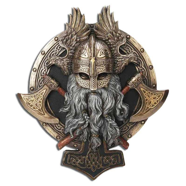 Viking Berserker Valhalla Axe Shield Crest Decal