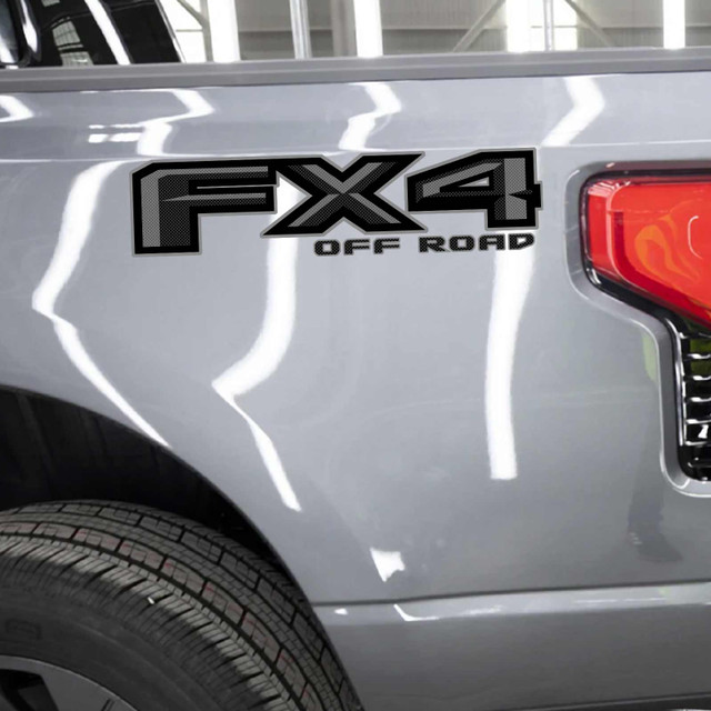 Ford FX4 Carbon Stealth Black Decal Set