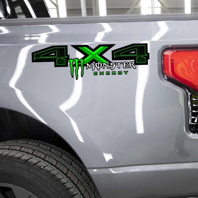 4X4 Ford F-150 Monster Energy Racing Decal Set