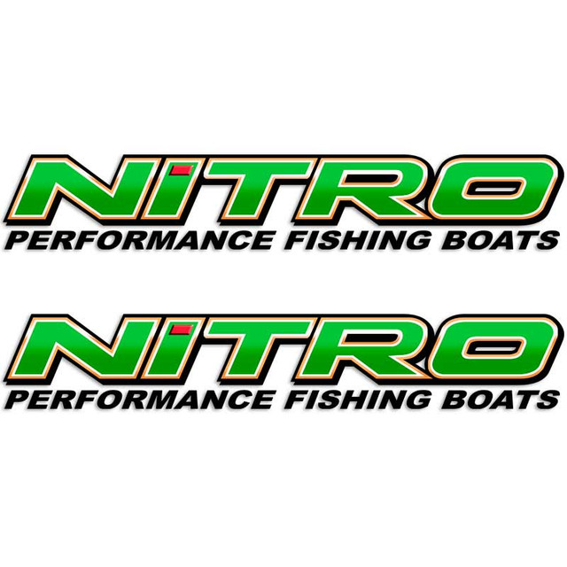Nitro Performance Fishing Boat Decal Set – Marine Vinyl Graphics