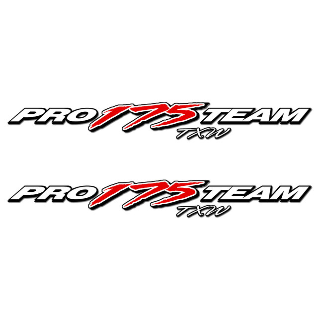 Pro Team 175 TXW Bass Tracker Boat Decal Set