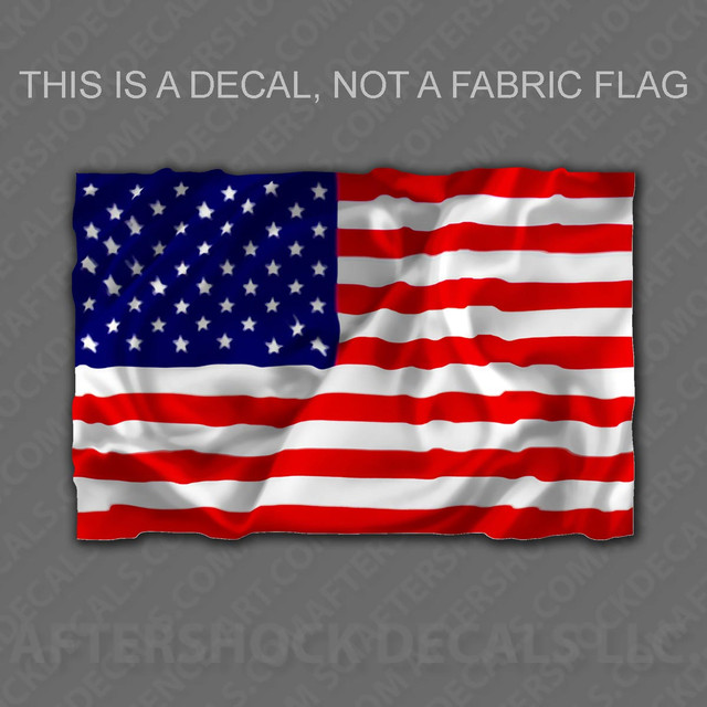 American Flag Sticker