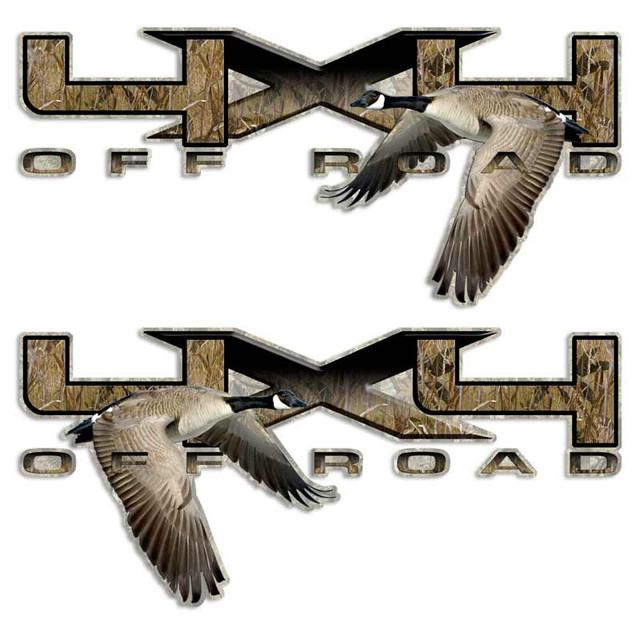4x4 Goose Hunting F-150 Truck Decal Set