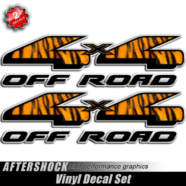 4x4 African Safari Tiger Decals