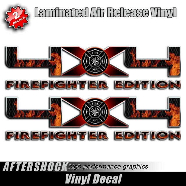 4x4 Firefighter Edition Ford Truck Decals