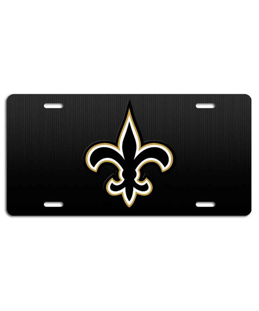 Fleur De Lis Saints Plate