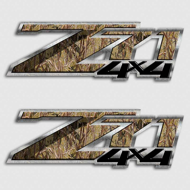Duck Hunting Z71 Camouflage Grass Decal Set